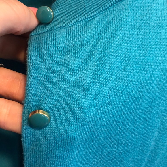 Banana Republic Teal Cardigan - Picture 2 of 4